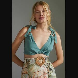 Anthropologie Twist Crop Top - New, Size XS